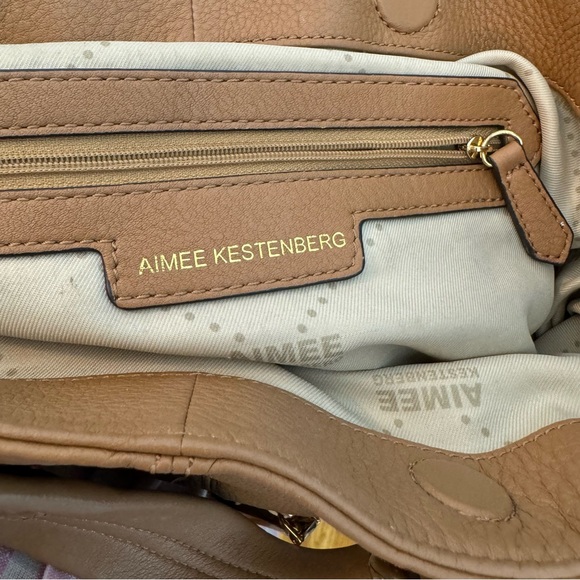 Aimee Kestenberg Leather Hobo Bag Tan - Picture 10 of 16